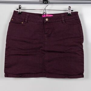 Y2K Thalia Sodi Purple Denim Mini Skirt